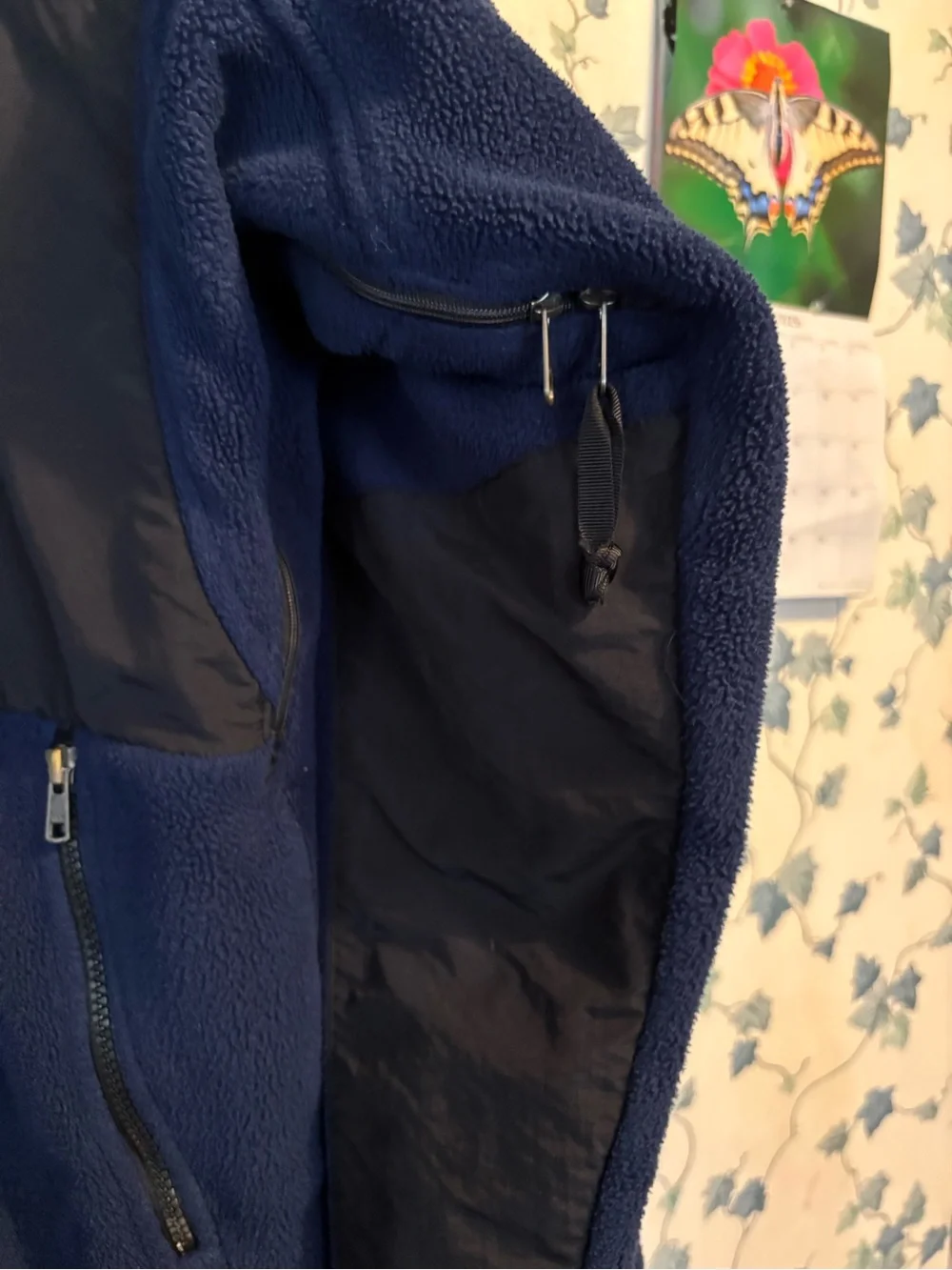 The North Face Navy and Black Lightweight Fleece Jacket